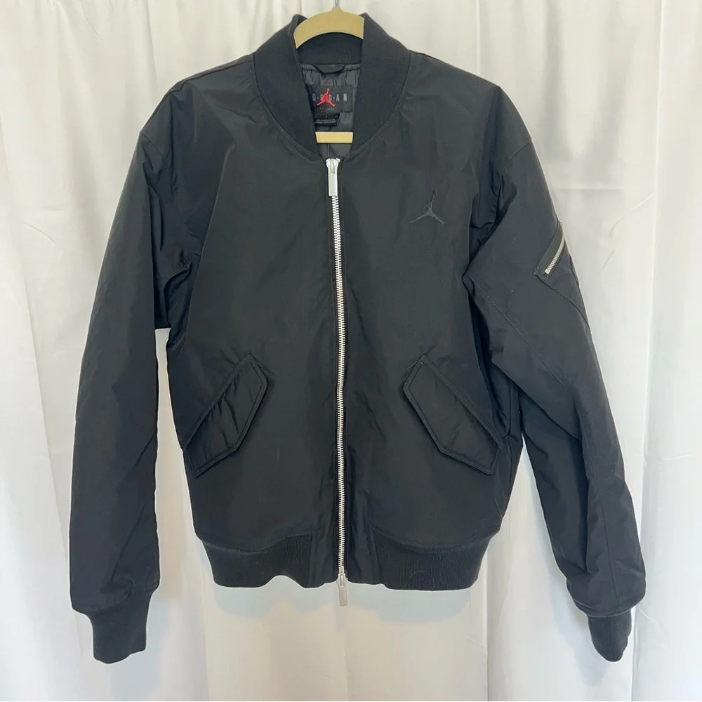 New Men's Nike Air Jordan Coat Size Small S Black Jacket NWT $250 MSRP